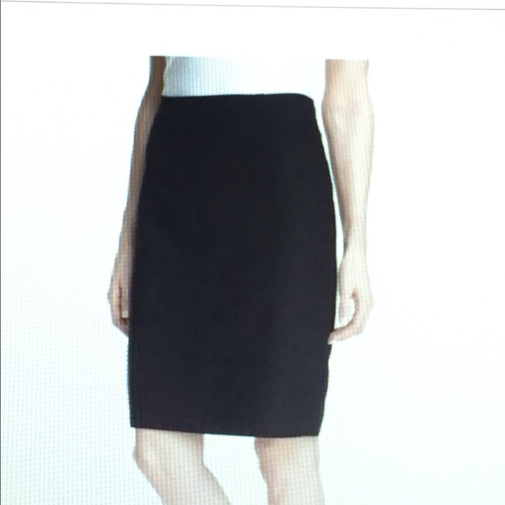Eileen Fisher Ponte Pencil Skirt Med. Charcoal